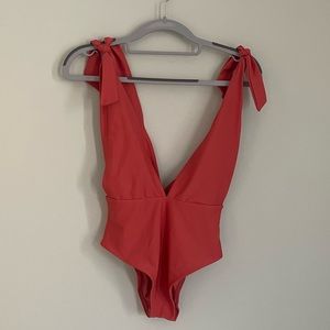 Aerie Deep V One Piece Swimsuit. Only Worn Once!